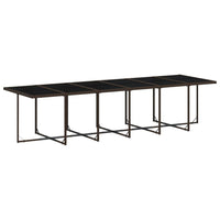 13-Delige Tuinset Met Kussens Poly Rattan