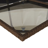 13-Delige Tuinset Met Kussens Poly Rattan