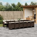 13-Delige Tuinset Met Kussens Poly Rattan