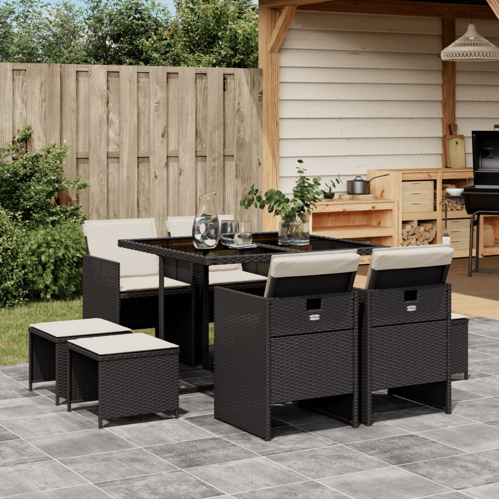 9-Delige Tuinset Poly Rattan