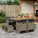 9-Delige Tuinset Poly Rattan