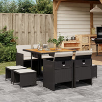 9-Delige Tuinset Poly Rattan