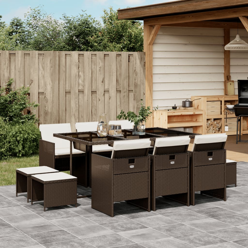 9-Delige Tuinset Poly Rattan