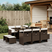 9-Delige Tuinset Poly Rattan