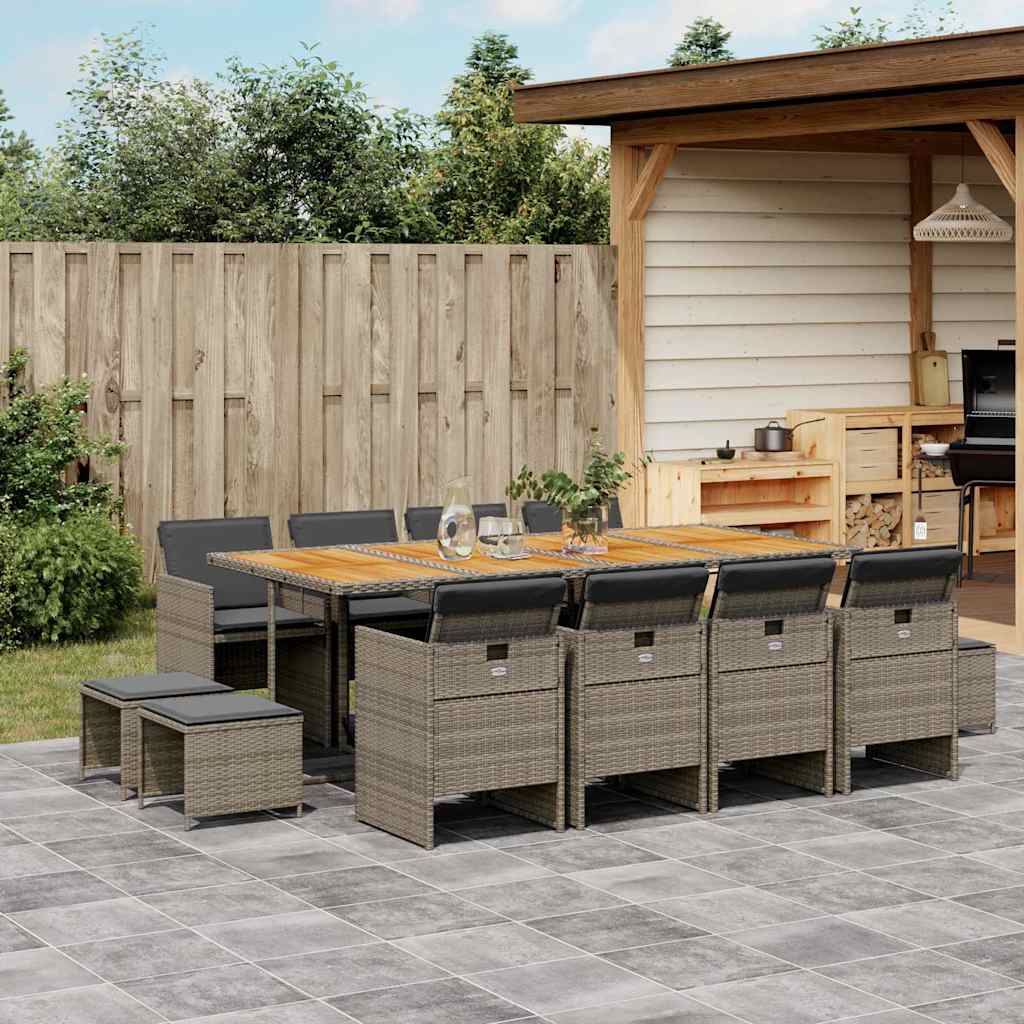 9-Delige Tuinset Poly Rattan