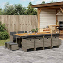 9-Delige Tuinset Poly Rattan
