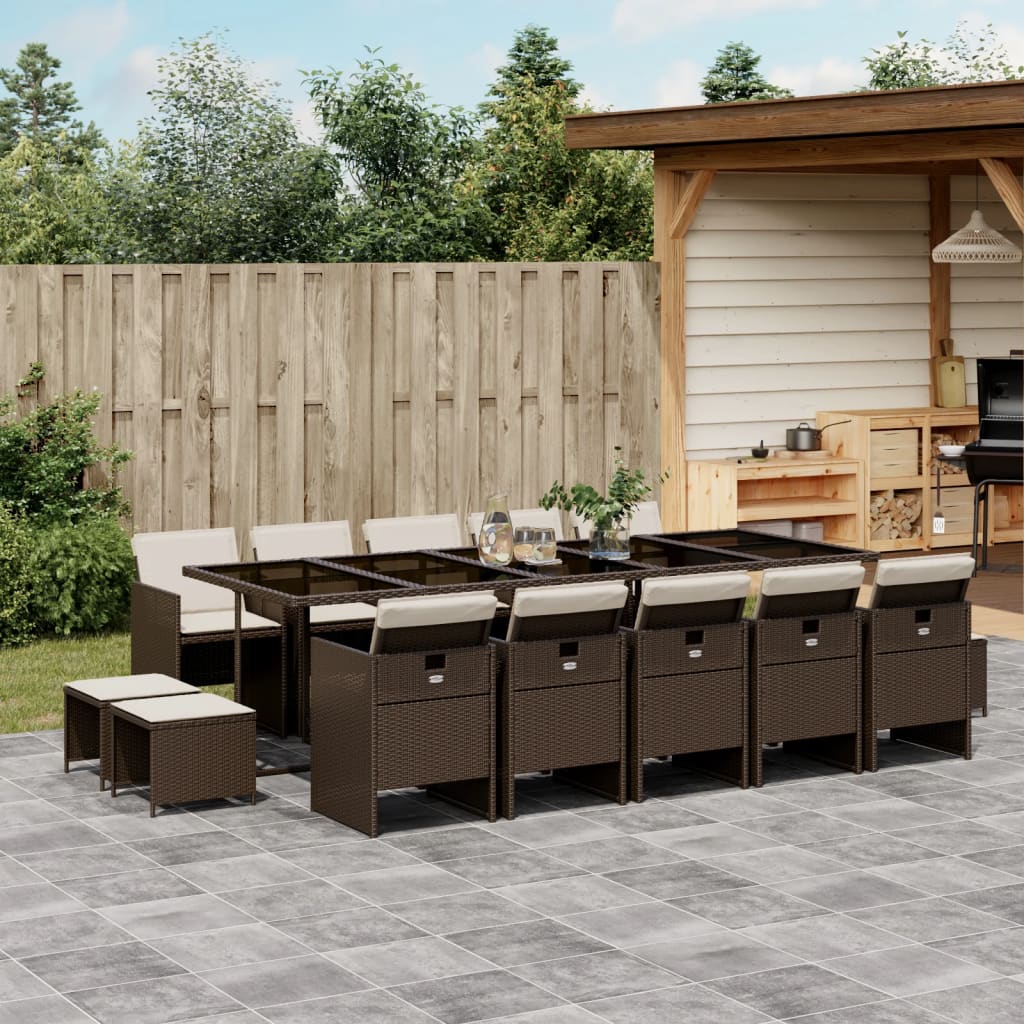 9-Delige Tuinset Poly Rattan
