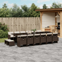 9-Delige Tuinset Poly Rattan