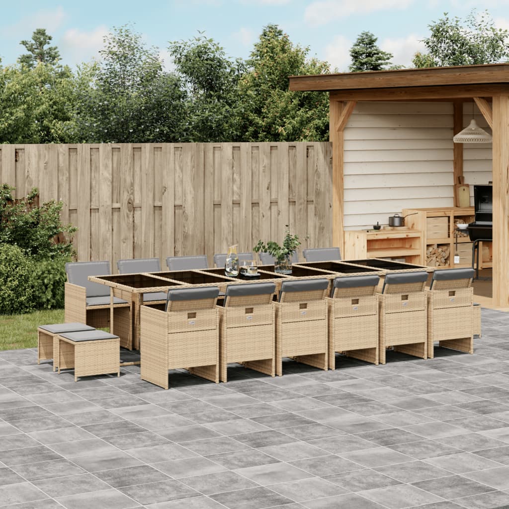 9-Delige Tuinset Poly Rattan