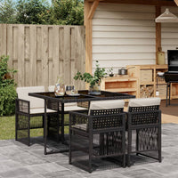 11-Delige Tuinset Met Kussens Poly Rattan