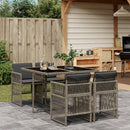 11-Delige Tuinset Met Kussens Poly Rattan
