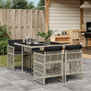 11-Delige Tuinset Met Kussens Poly Rattan