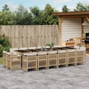 9-Delige Tuinset Met Kussens Poly Rattan