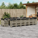 9-Delige Tuinset Met Kussens Poly Rattan