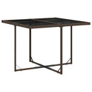 11-Delige Tuinset Met Kussens Poly Rattan