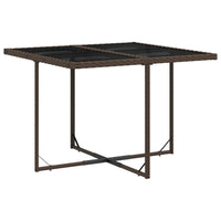 11-Delige Tuinset Met Kussens Poly Rattan