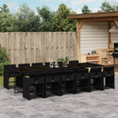 11-Delige Tuinset Met Kussens Poly Rattan