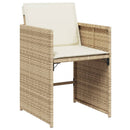 11-Delige Tuinset Met Kussens Poly Rattan