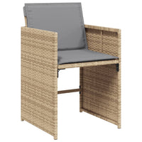 11-Delige Tuinset Met Kussens Poly Rattan