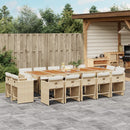 11-Delige Tuinset Met Kussens Poly Rattan