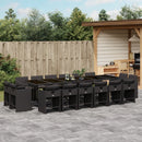 11-Delige Tuinset Met Kussens Poly Rattan