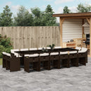 11-Delige Tuinset Met Kussens Poly Rattan