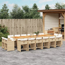 11-Delige Tuinset Met Kussens Poly Rattan
