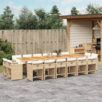 11-Delige Tuinset Met Kussens Poly Rattan