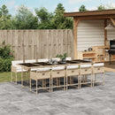 7-Delige Tuinset Met Kussens Poly Rattan