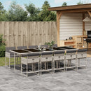 7-Delige Tuinset Met Kussens Poly Rattan
