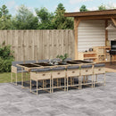 7-Delige Tuinset Met Kussens Poly Rattan