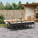 7-Delige Tuinset Met Kussens Poly Rattan