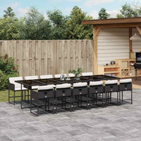 7-Delige Tuinset Met Kussens Poly Rattan