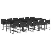 7-Delige Tuinset Met Kussens Poly Rattan