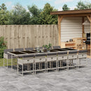 7-Delige Tuinset Met Kussens Poly Rattan