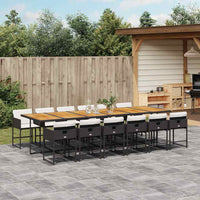 7-Delige Tuinset Met Kussens Poly Rattan