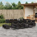 11-Delige Tuinset Met Kussens Poly Rattan
