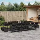 11-Delige Tuinset Met Kussens Poly Rattan