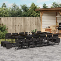 11-Delige Tuinset Met Kussens Poly Rattan