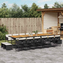 11-Delige Tuinset Met Kussens Poly Rattan