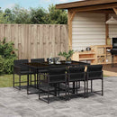 9-Delige Tuinset Poly Rattan