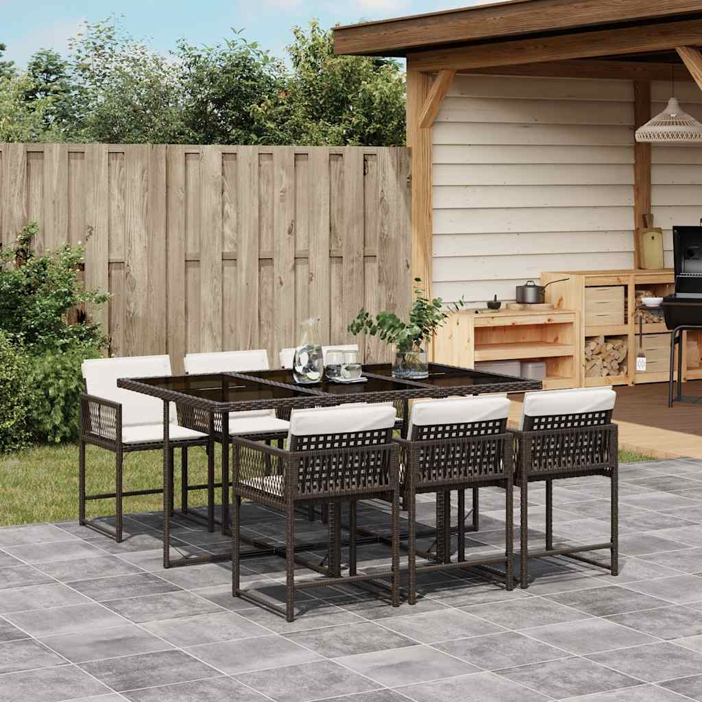 9-Delige Tuinset Poly Rattan
