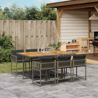 9-Delige Tuinset Poly Rattan