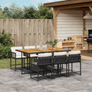 9-Delige Tuinset Poly Rattan