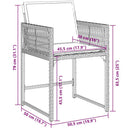 9-Delige Tuinset Poly Rattan