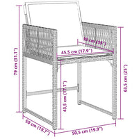 9-Delige Tuinset Poly Rattan