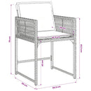 9-Delige Tuinset Poly Rattan