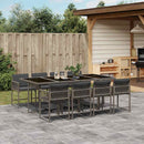 9-Delige Tuinset Poly Rattan