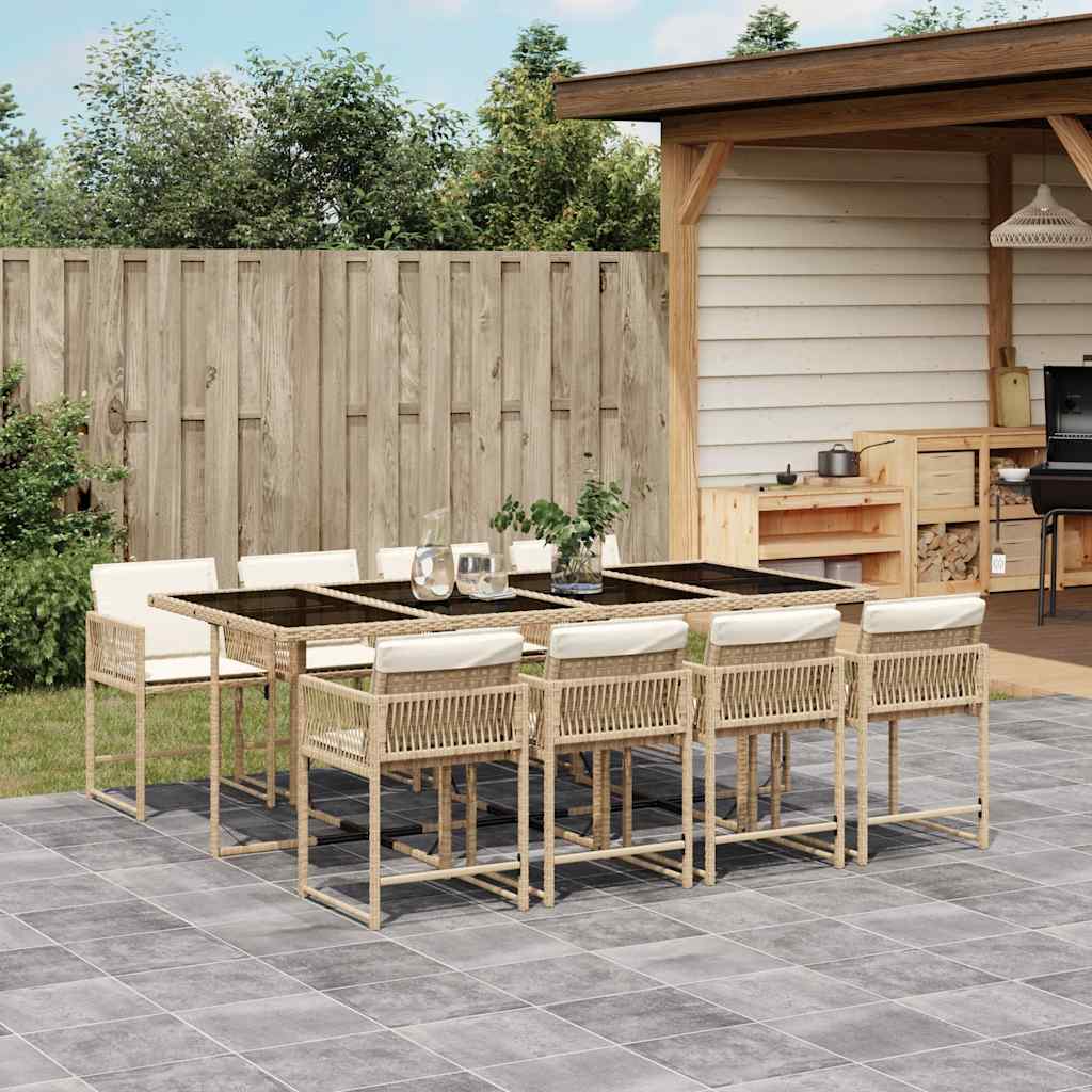 9-Delige Tuinset Poly Rattan