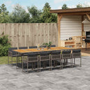 9-Delige Tuinset Poly Rattan